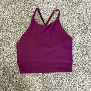 Old Navy Active Purple Tank with Built in Bra